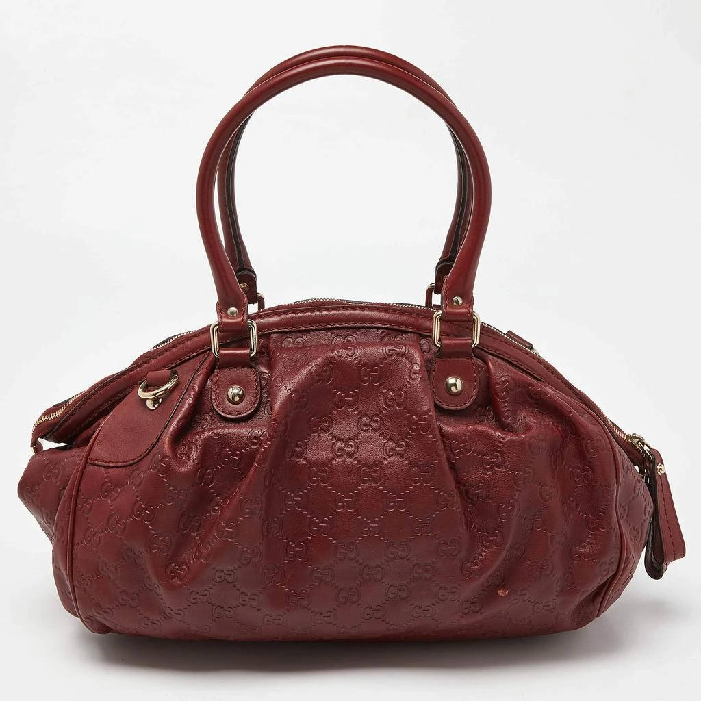 Gucci Gucci Brick Brown Guccissima Leather Medium Sukey Boston Bag 4