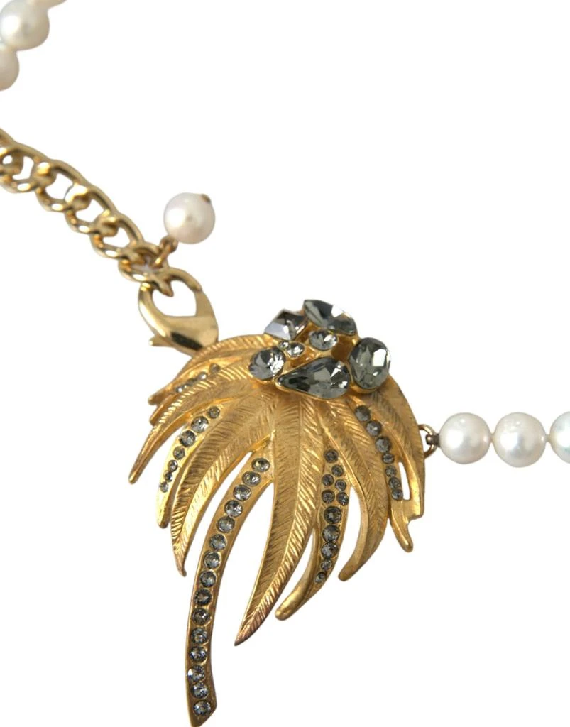Dolce 
Gabbana Brass Crystal ivory Tree Pendant Charm Women
s Necklace 2