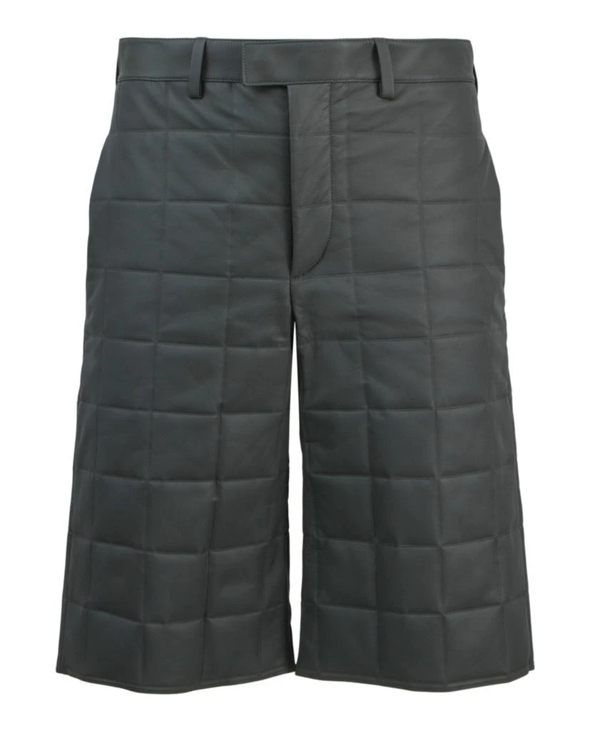 Bottega Veneta Leather Quilted Puffer Shorts 1