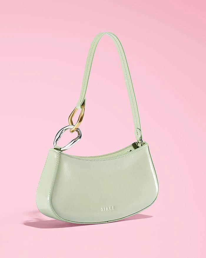Staud Ollie Leather Shoulder Bag 6