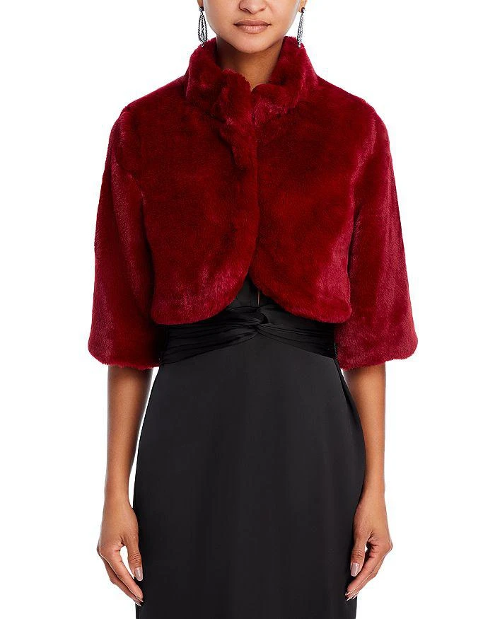 Laundry by Shelli Segal Faux Fur Shrug 5