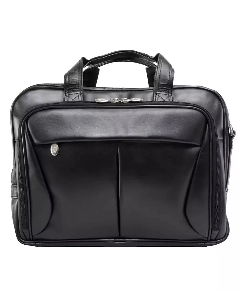 McKlein Pearson Expandable Double Compartment Laptop Briefcase 2