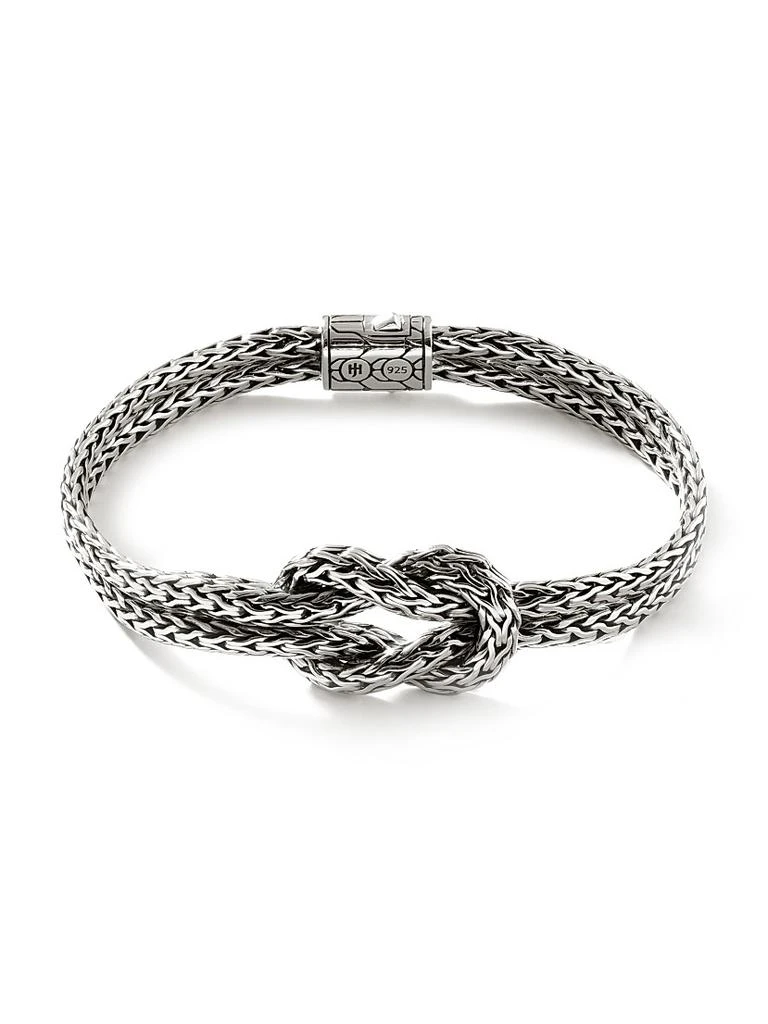 John Hardy Love Knot Sterling Silver Double-Chain Bracelet