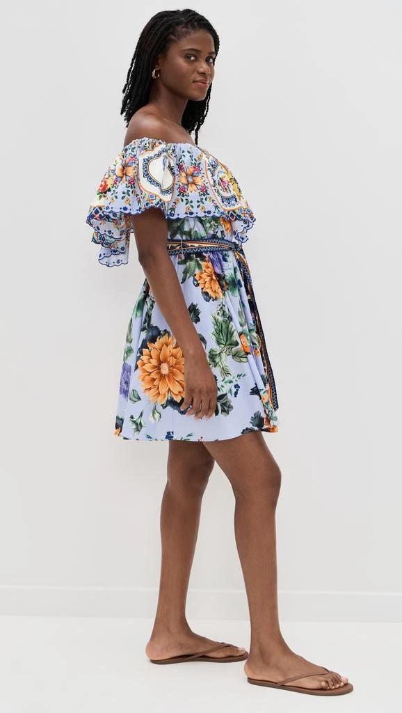 Camilla Shoulder Frill Short Dress 3