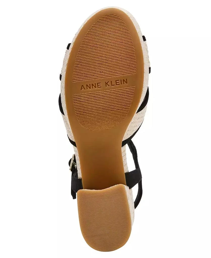 Anne Klein Women's Pileni Platform Block Heel Dress Sandals 5