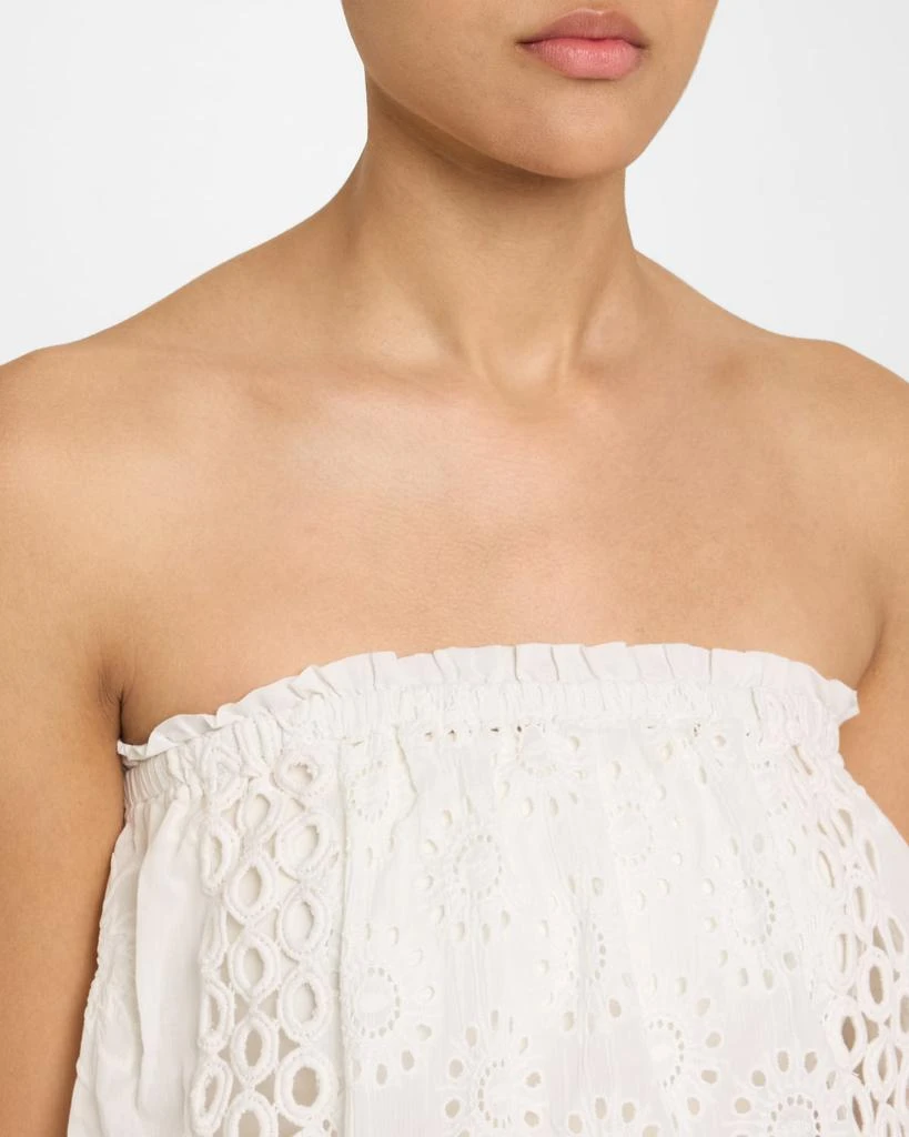 Ramy Brook Lester Embroidered Strapless Mini Dress 5