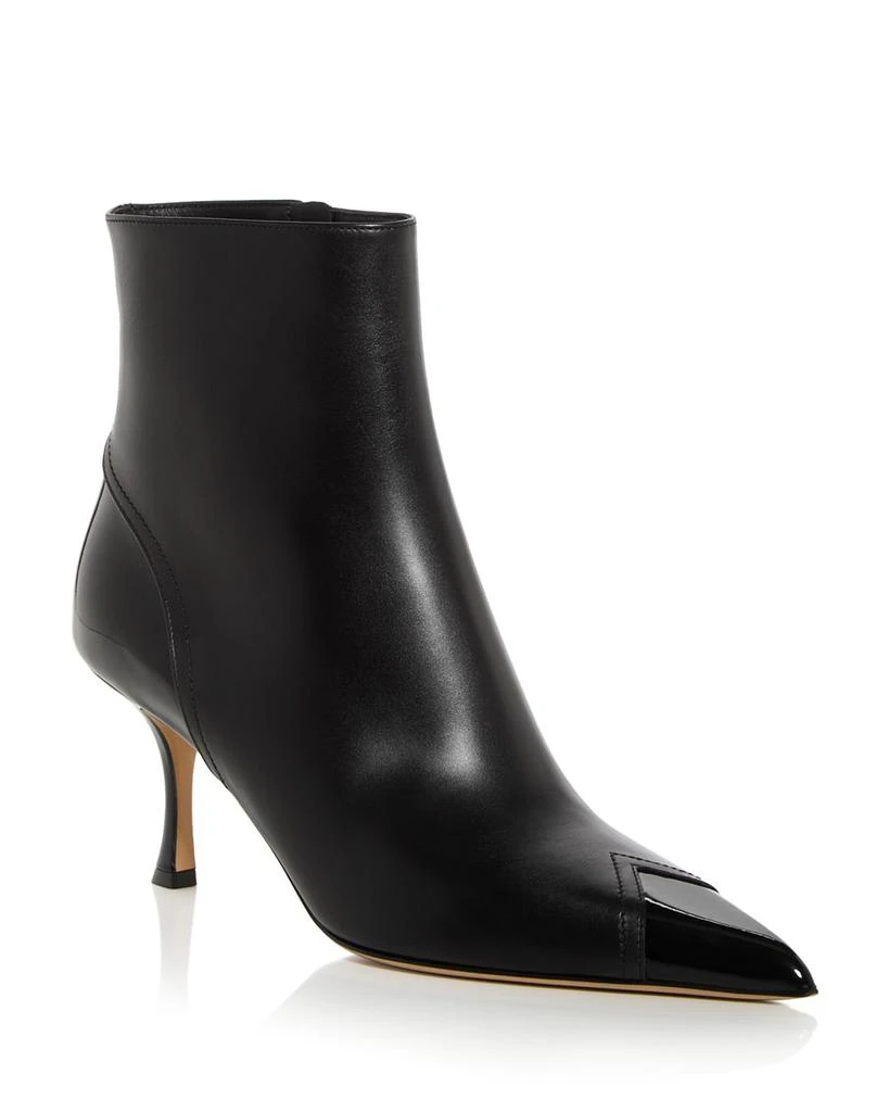 Salvatore Ferragamo Women's Eagle 70 Pointed Toe Boots 1