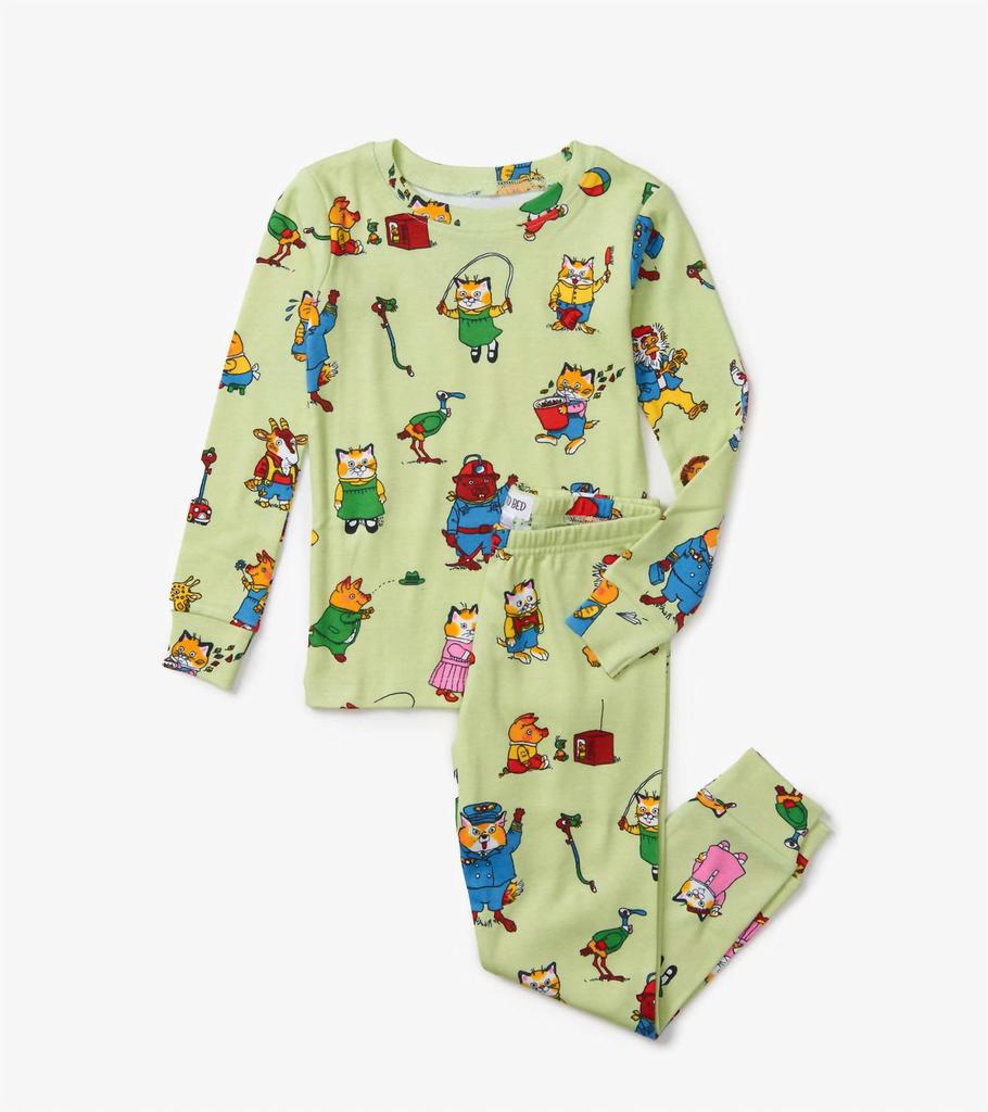 Books To Bed Books To Bed - Boy's Richard Scarry’s Busy World Pajamas