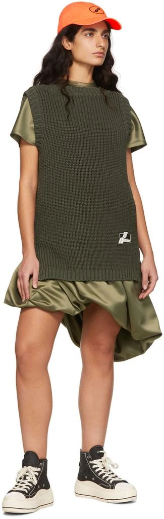 We11done Khaki Cotton Vest 4
