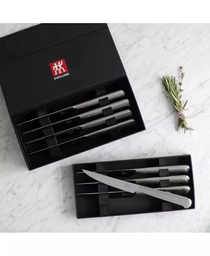 ZWILLING J.A. Henckels Stainless Steel 8-Pc. Porterhouse Steak Knife Set 1