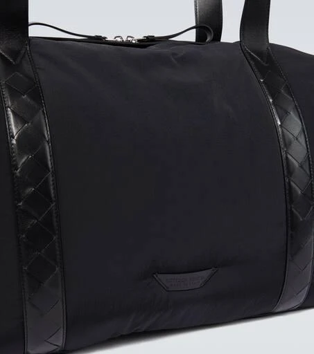 Bottega Veneta Crossroad Large leather-trimmed duffel bag 6
