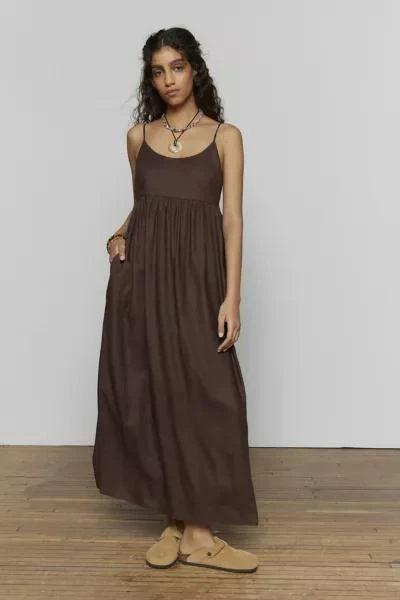 Urban Renewal Urban Renewal Made In LA EcoVero™️ Linen Simplistic Maxi Dress 1