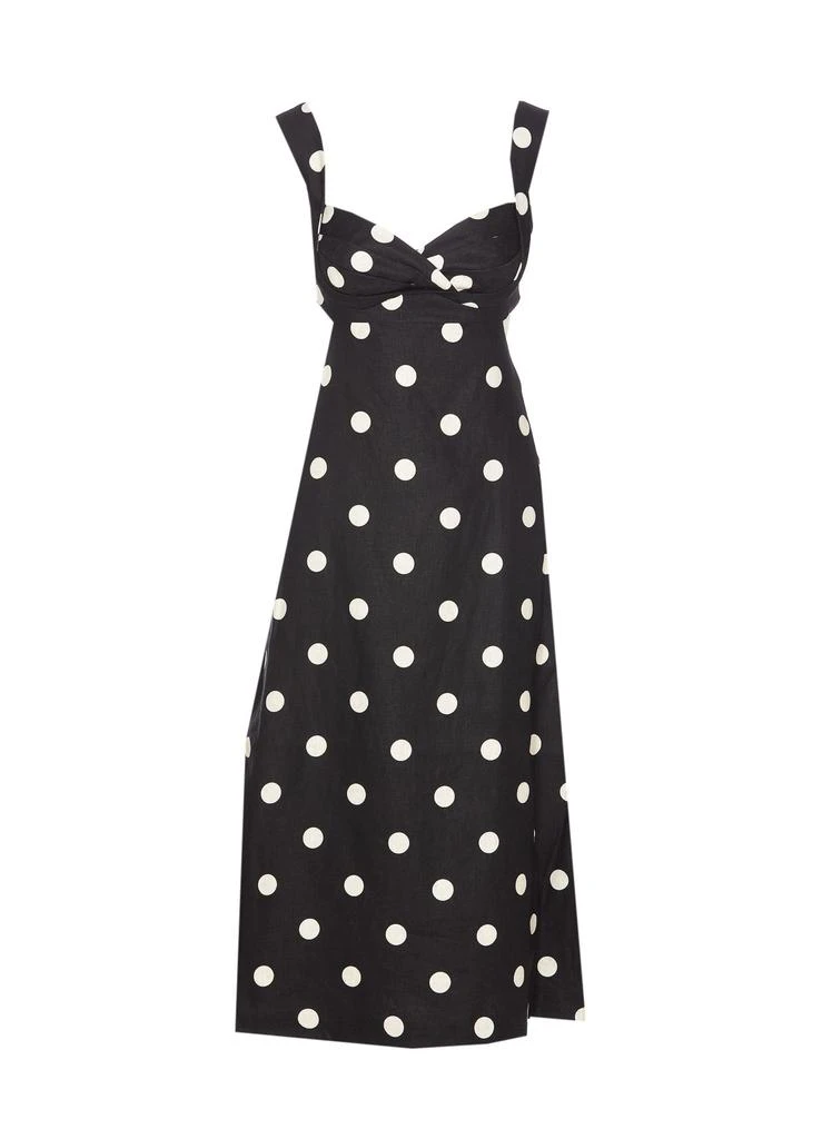 Zimmermann Zimmermann Polka-Dot Tied Midi Dress 1