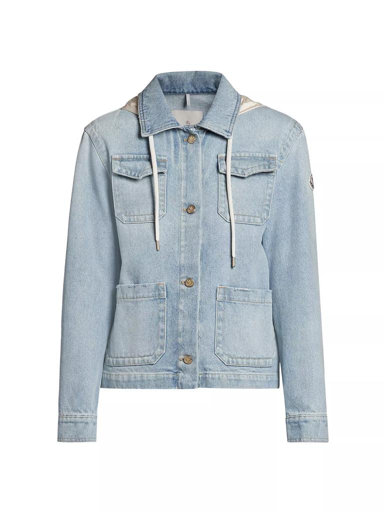 Moncler Melissa Denim Hooded Jacket