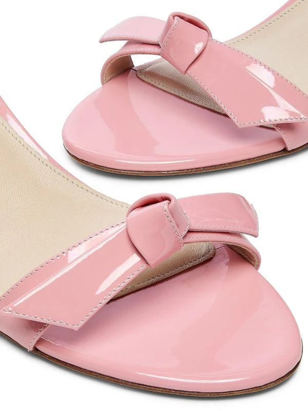 Alexandre Birman Clarita Bell 60MM Patent Leather Sandals 6