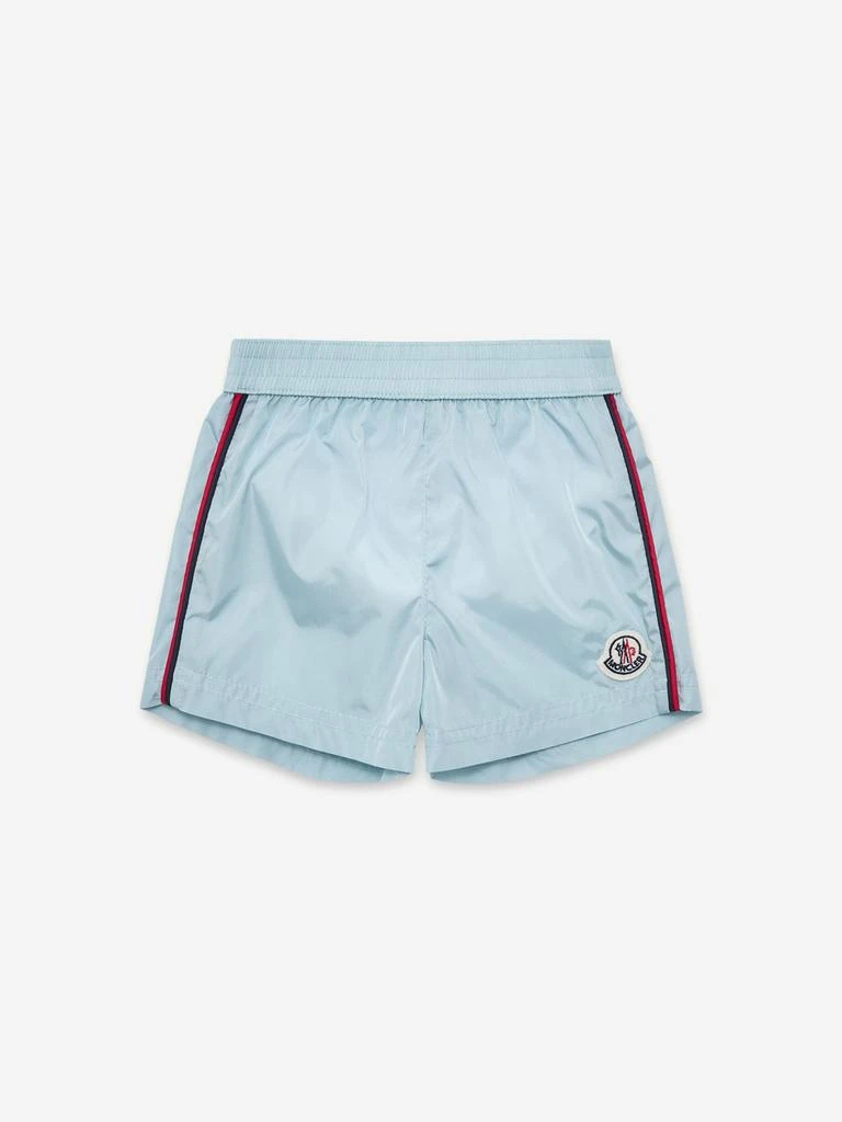 Moncler Moncler Enfant Baby Boys Logo Swim Shorts in Blue