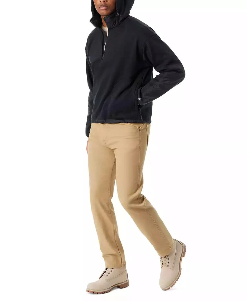 BASS OUTDOOR Men's Regular-Fit Convertible Hood 1/4-Zip Sweatshirt 4