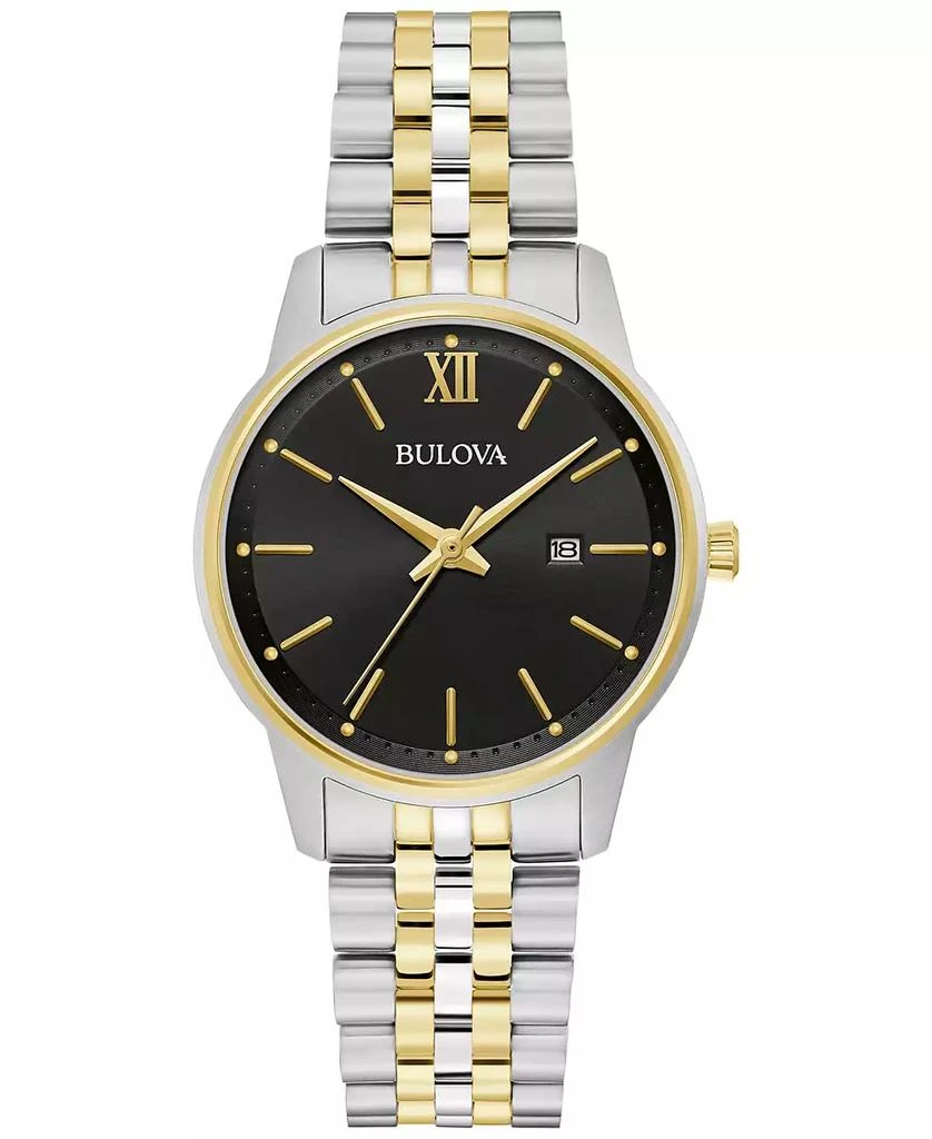 Bulova Women's Classic Two-Tone Stainless Steel Bracelet Watch 32mm, Created for Macy's 1