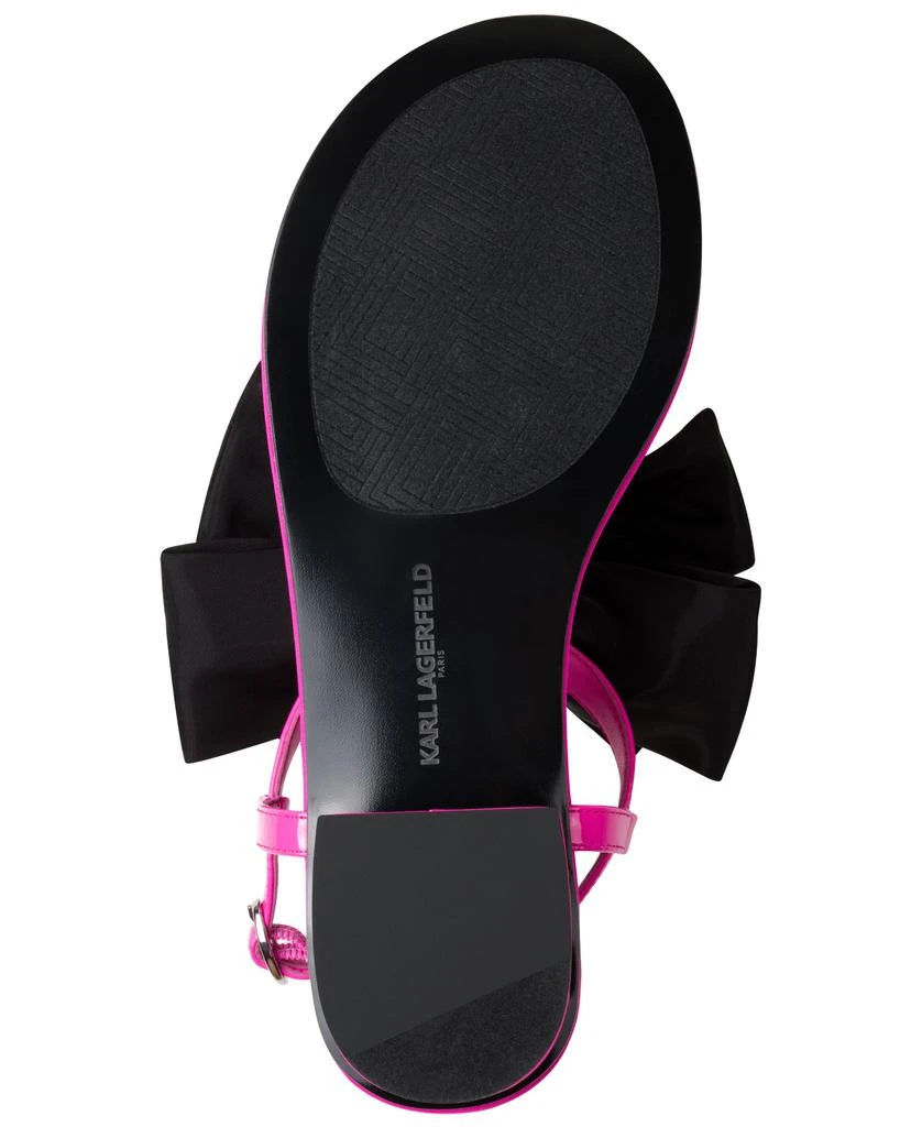 Karl Lagerfeld Paris CRISTI BOW FLAT THONG SANDAL 5