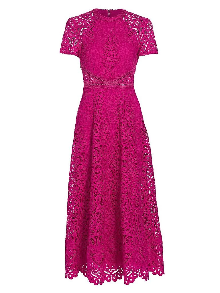 romy lace dress Ivory Beaded Lace main image 1