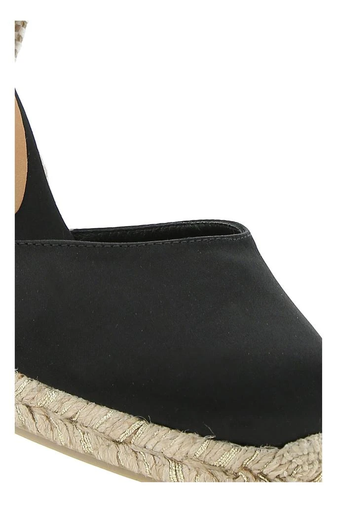 Castaner Black canvas Carina wedges 3