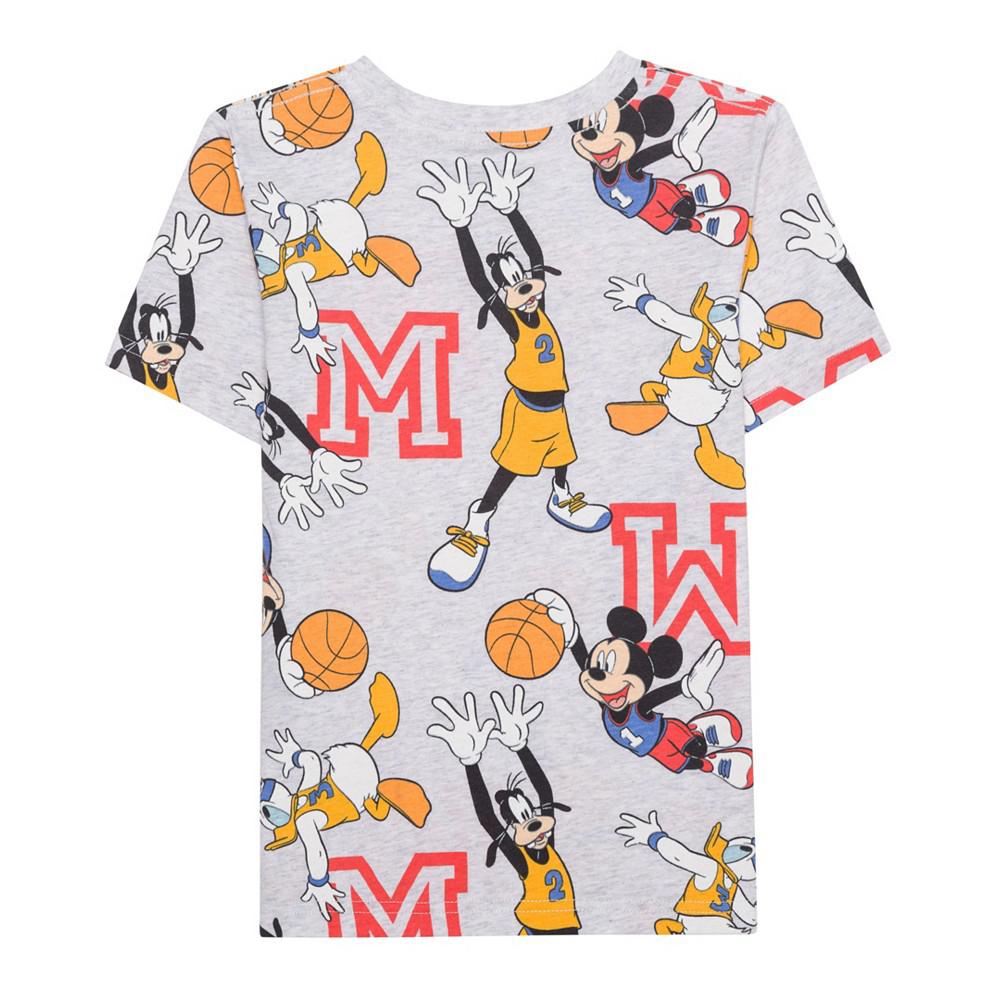Hybrid Toddler and Little Boys Mickey Friends Short Sleeve T-shirt