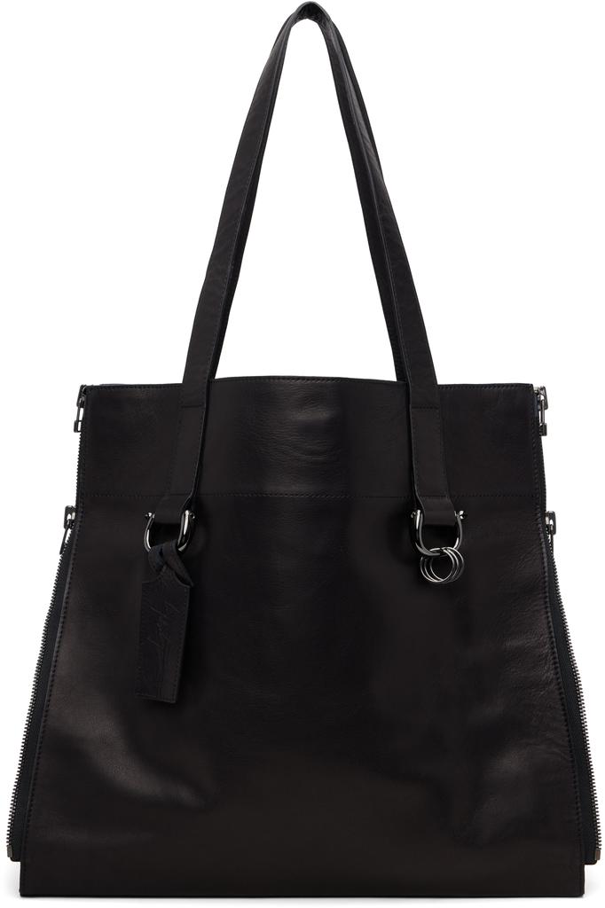 Shop Black Unevenness Tote on Sale at BeyondStyle – Get 10% Off