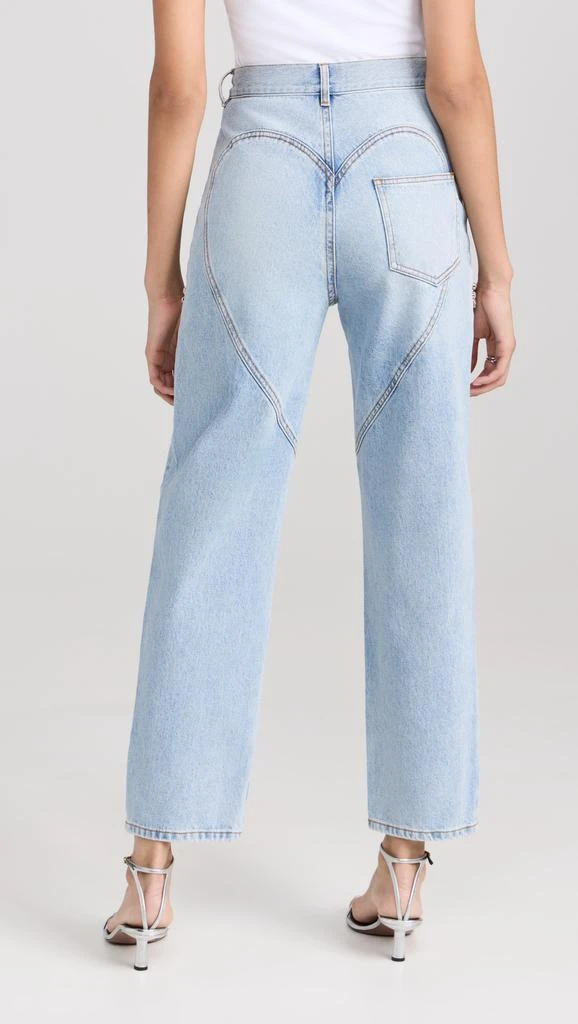 Area Crystal Slit Jeans 2