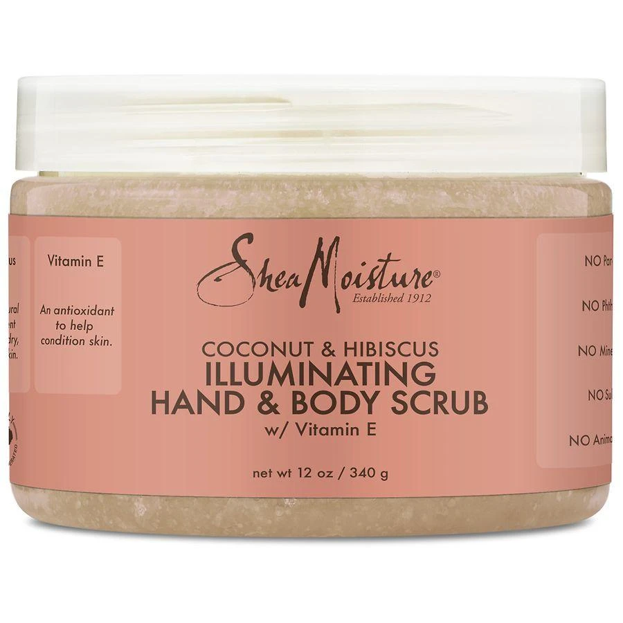 SheaMoisture Illuminating Hand and Body Scrub Coconut and Hibiscus 1