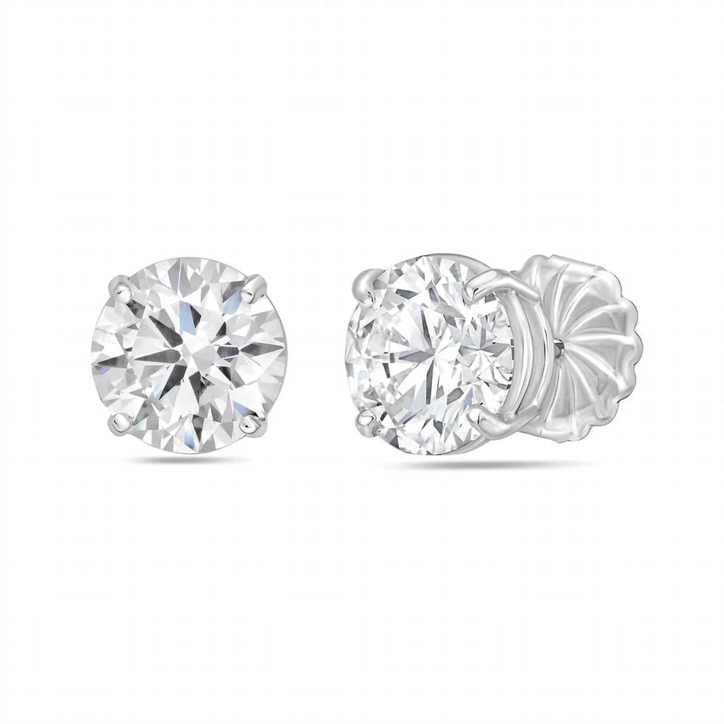 Diana M Jewels Diana M Jewels - 3.00 Cts Round Lab Diamond Stud Earring