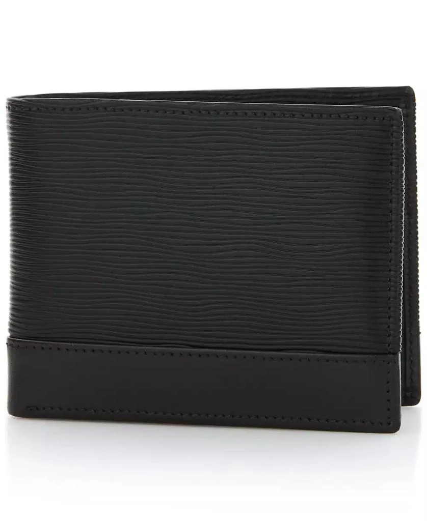 Perry Ellis Men's Leather Passcase Wallet