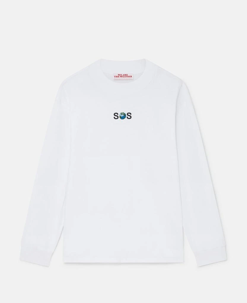 Stella McCartney Stella McCartney SOS Embroidered Long-Sleeve T