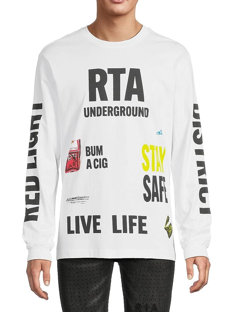 RTA Lawrence Graphic Long-Sleeve T-Shirt 3