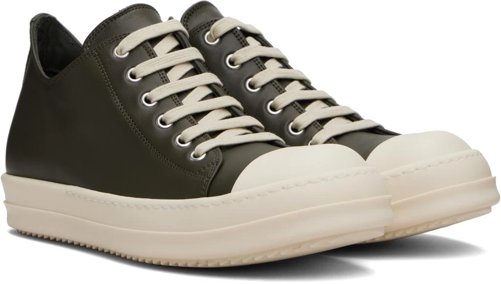 Rick Owens Khaki Concordians Low Sneaks Sneakers 4