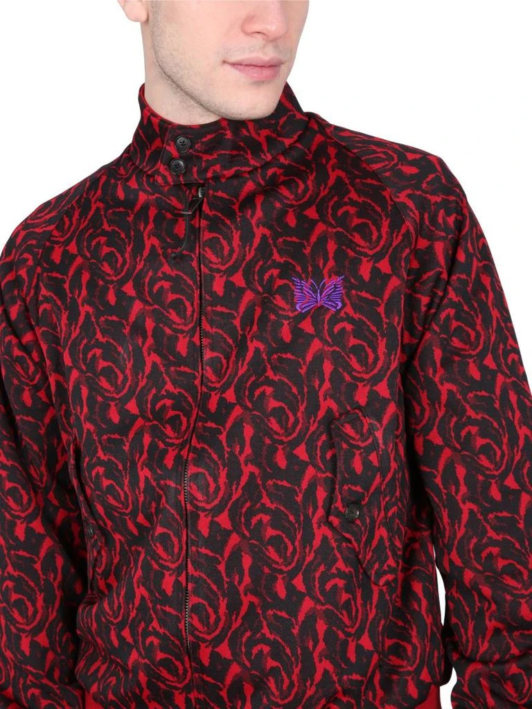 Needles Needles X Baracuta Graphic Patterned Zipped Jacket 4