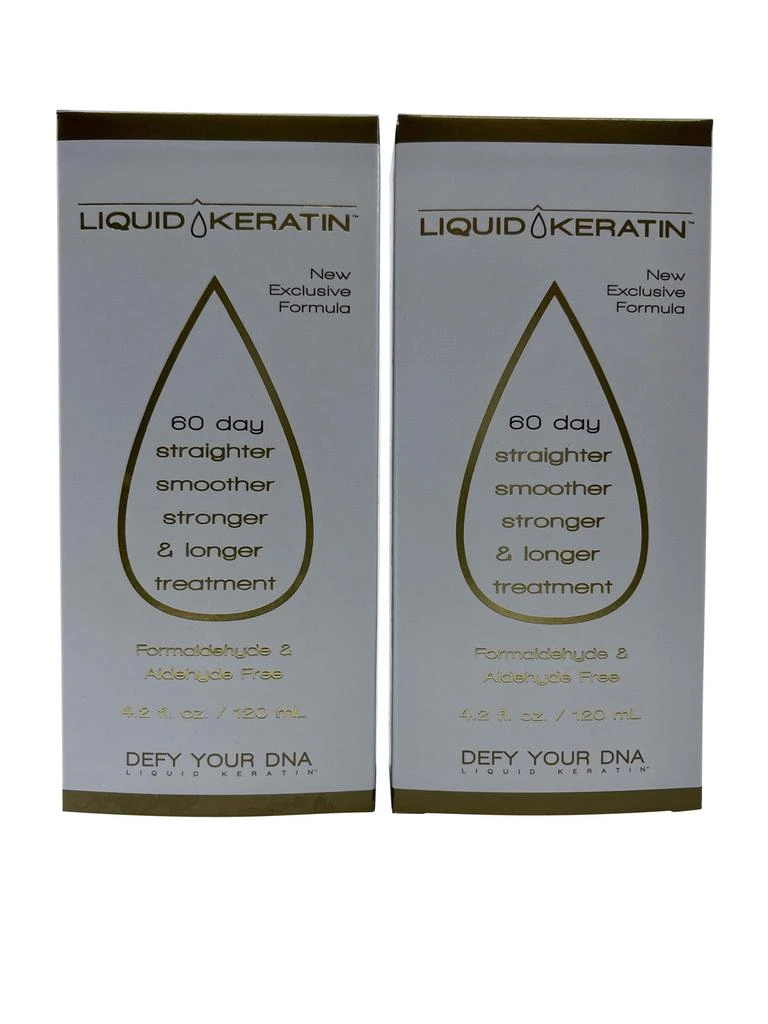 Liquid Keratin 60 Day Straighter, Smoother, Stronger Treatment 4.2 OZ Set of 2 2