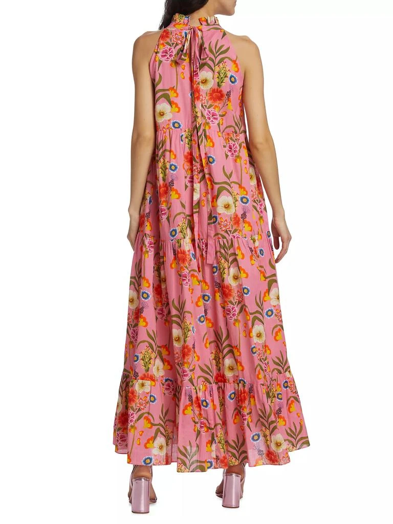 Borgo de Nor Pandora Voile Tiered Maxi Dress 5