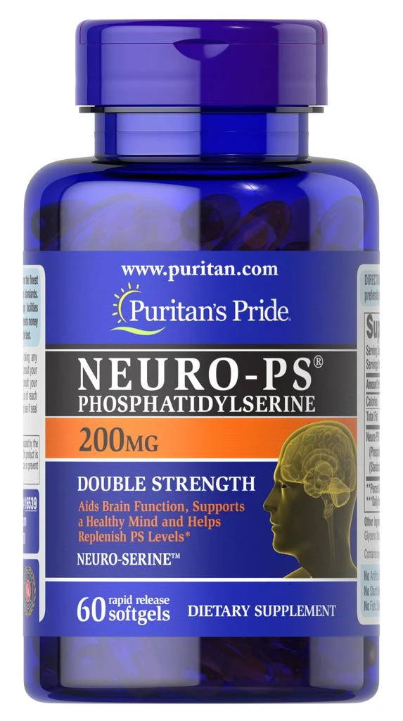Puritan's Pride Neuro-PS (Phosphatidylserine) 200 mg 60 Softgels 1
