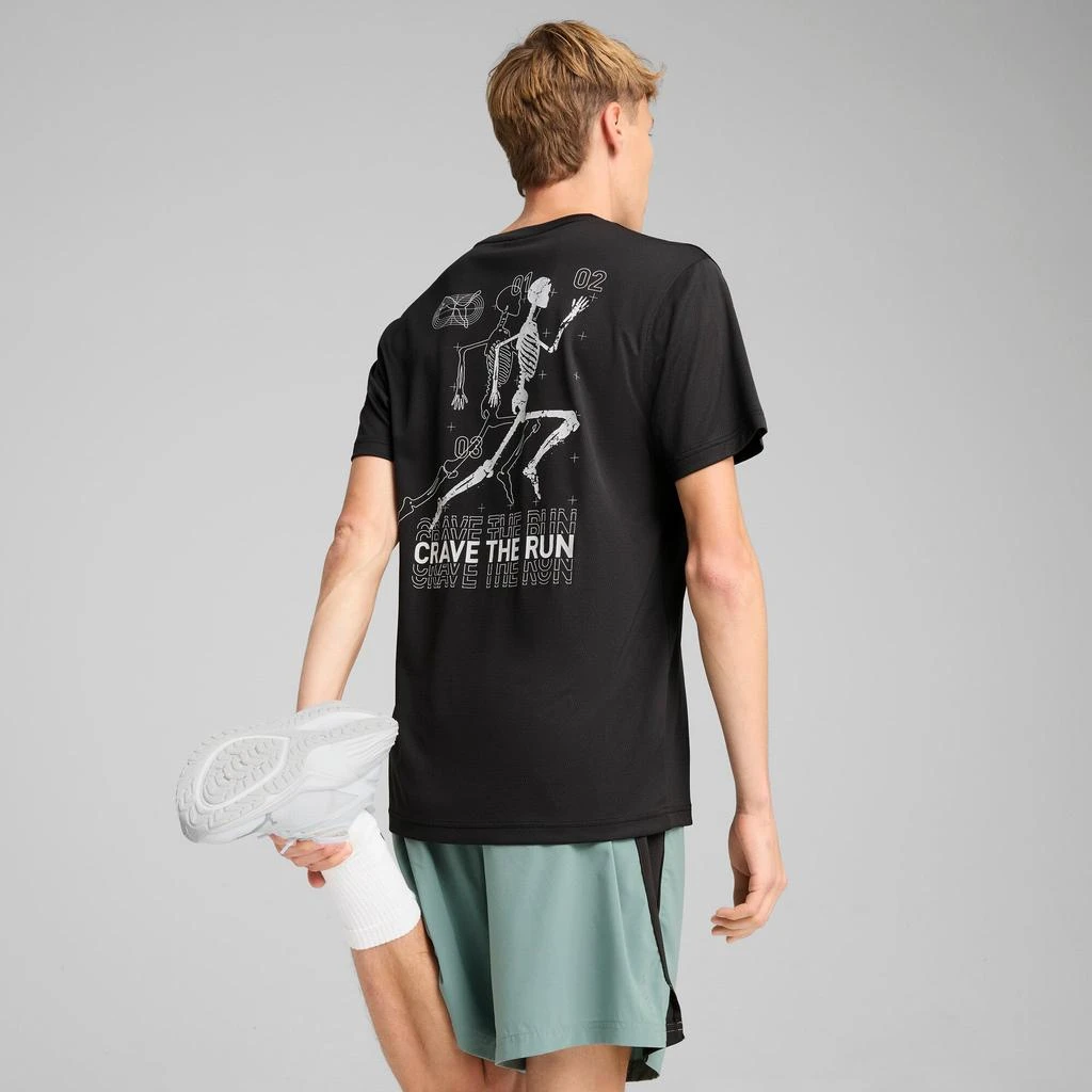 Puma PUMA Men's Skeleton Running Graphic Tee 5