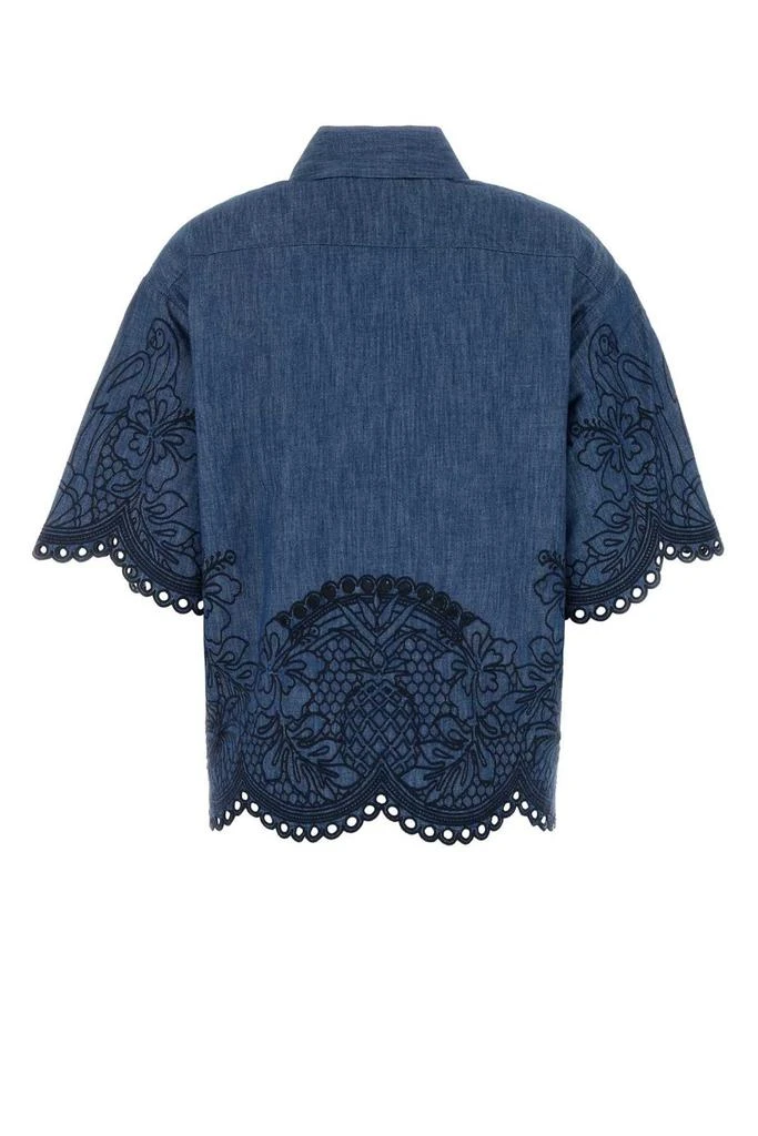 Zimmermann Zimmermann Coco Embroidered Denim Shirt 2