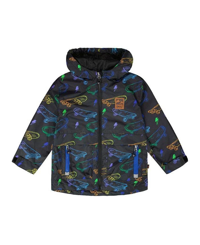 Deux par Deux Boys' Mid-Season Skateboards Jacket - Little Kid, Big Kid