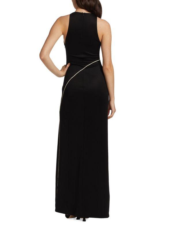Galvan Crystal Cord Gown
