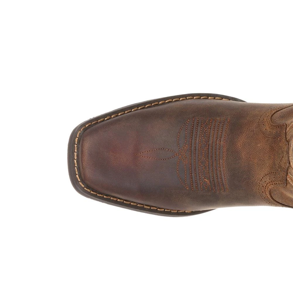 Durango Rebel Frontier Distressed Brown Square Toe Cowboy Boots 4
