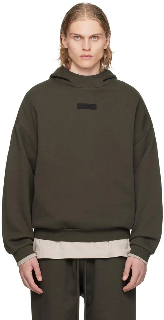 Fear of God ESSENTIALS Gray Pullover Hoodie 1