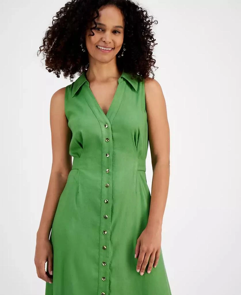 INC International Women's Sleeveless Shirtdress, Created for Macy's 3