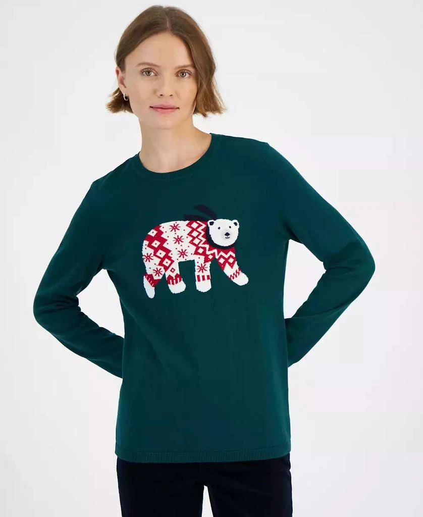Tommy Hilfiger Women's Graphic Ivy Sweater 1