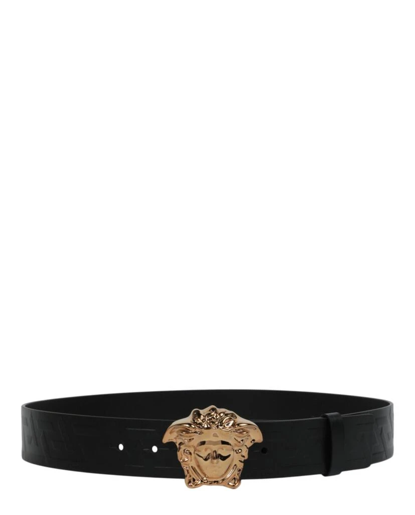 Versace La Medusa Greca Leather Belt 1