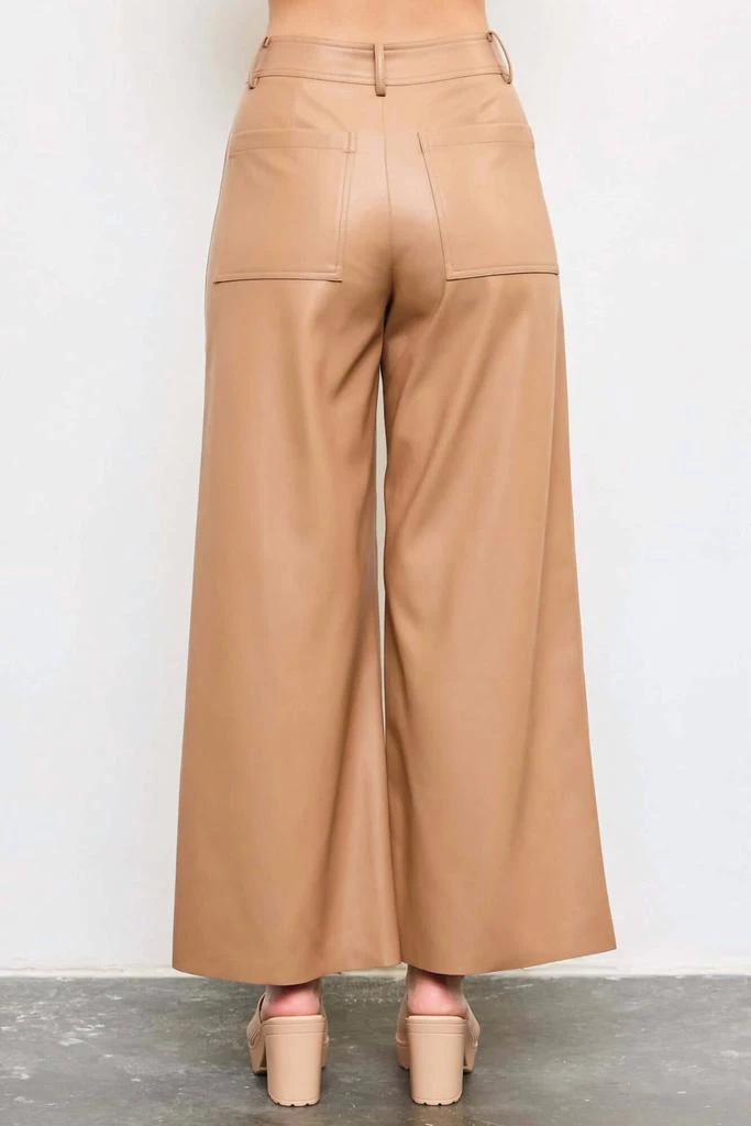 Mustard Seed Mustard Seed - Paula High Waisted Leather Pants 3