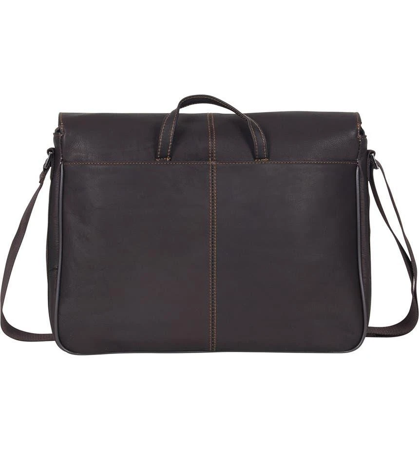 Kenneth Cole Colombian Leather Crossbody Laptop Case & Tablet Messenger Bag 2