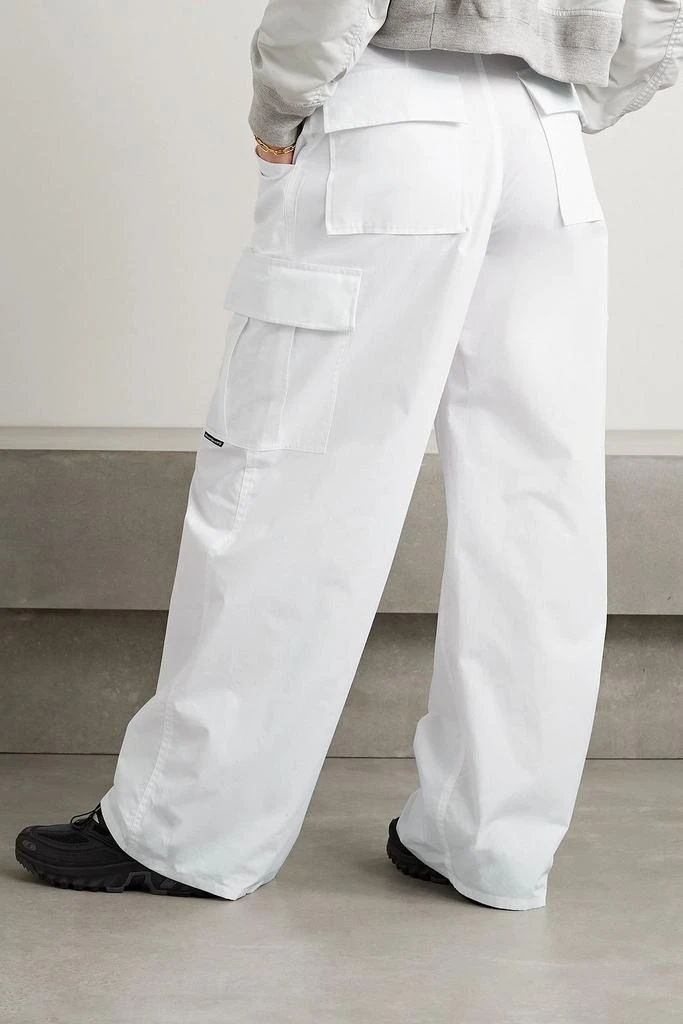 Alexander Wang Cotton-poplin wide-leg cargo pants 3